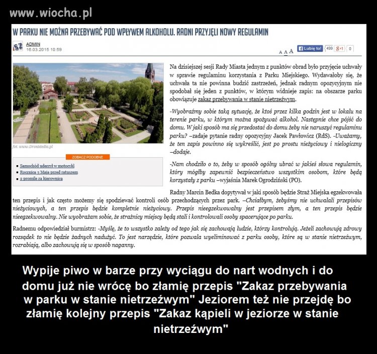 Absurd ze Szczecinka ("Miasto Turystyczne") 