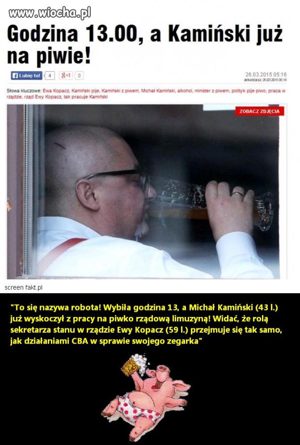 Ciężka praca polityka ...