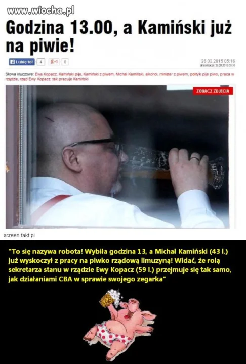 Ciężka praca polityka ...