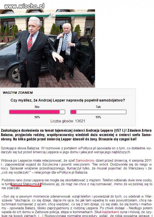 Tak szybko to uciszyli ciekawe dlaczego?