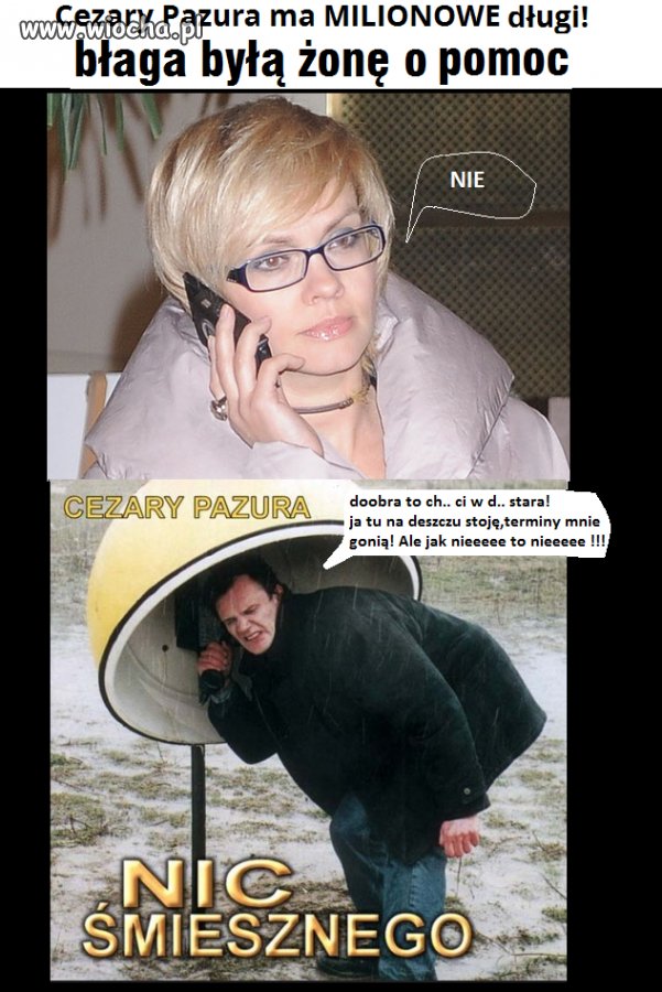 Aktor bankrut dzwoni do byłej żony 
