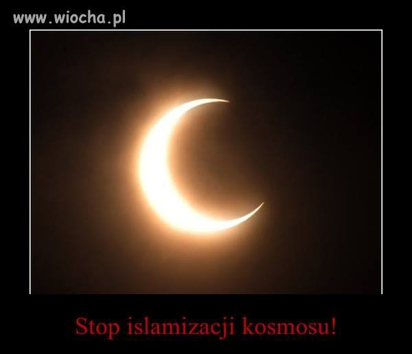 Dobrze, że zaćmienie nie ma kształtu krzyża