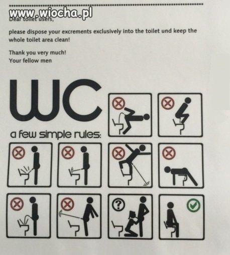 Instrukcja do WC