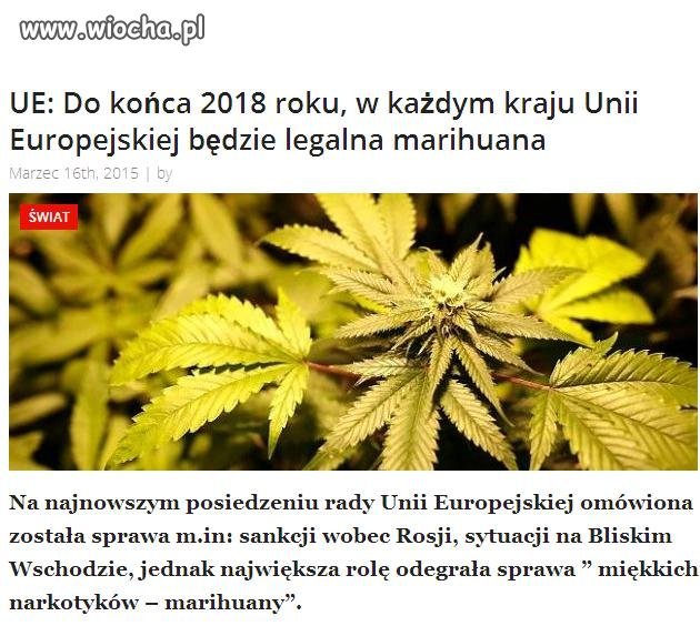 A jednak coś pożytecznego robią w tej UNII