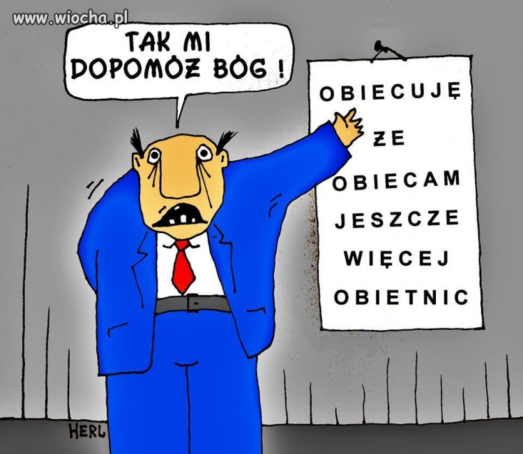 Polityk przed wyborami. 