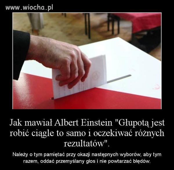 Pomyśl zanim oddasz głos...