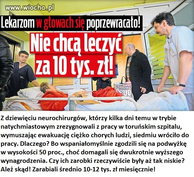 Tak zwani *lekarze z powołania*