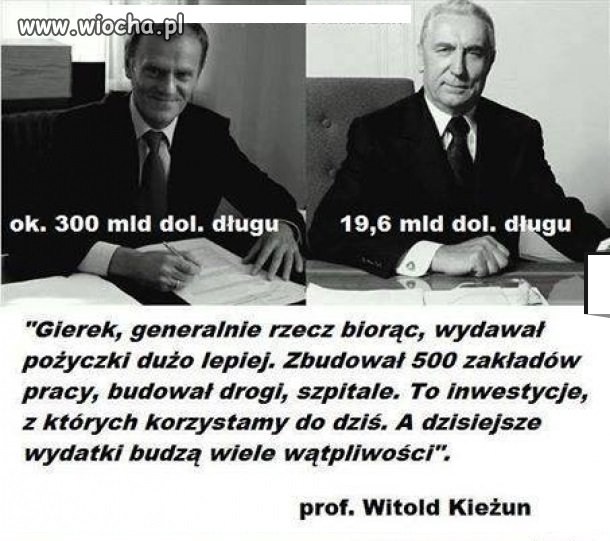 Ciekawe na co Tusk wydał te pieniądze ?