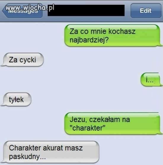 Za co mnie kochasz