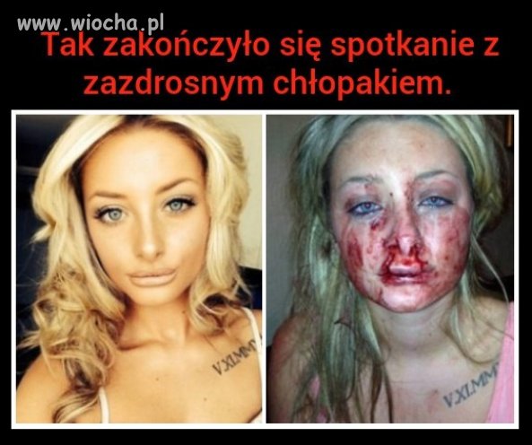 Pobił dziewczynę bo był zazdrosny