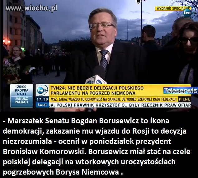 Wielce zdziwiony. Sankcje działają w obie strony.