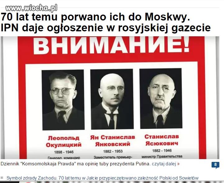 Zdrada do dziś nierozliczona 