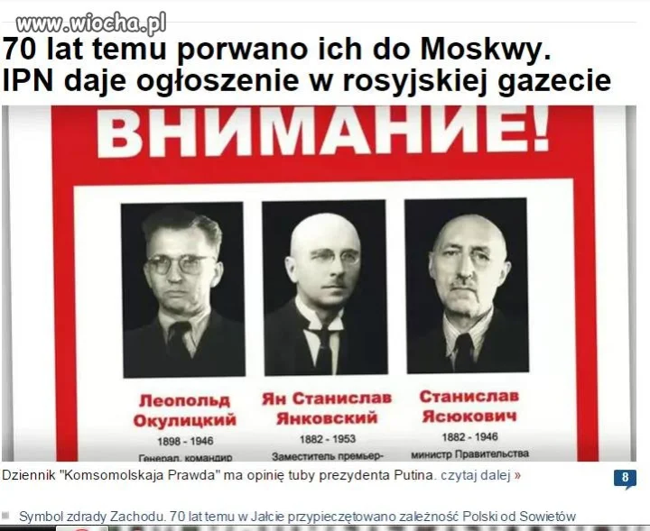 Zdrada do dziś nierozliczona 