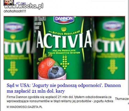 Nie poprawia odporności?
