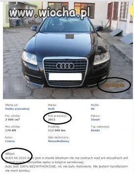 A6 Rok produkcji : 2009...2010...2011...???
