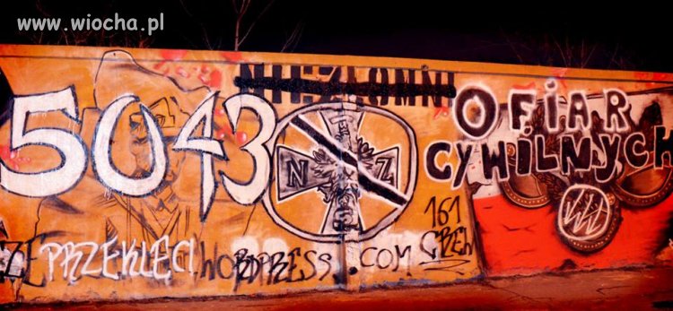 Tak "antyfaszysci" szanują naszą historię