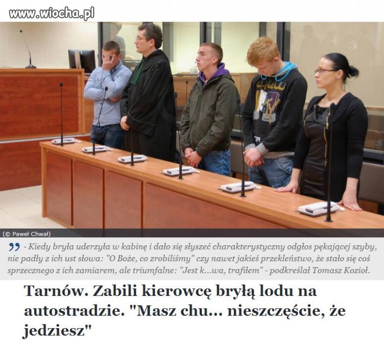 "Jest kur*w trafiłem !! "
