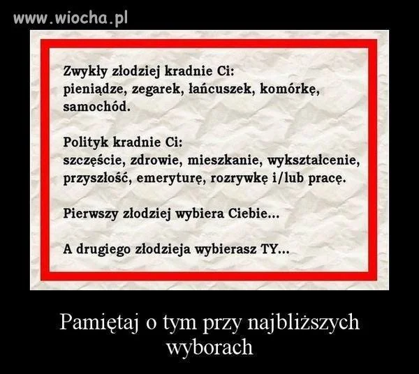 Niestety taka jest prawda