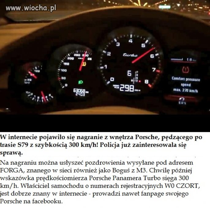 300 km/h po obwodnicy Warszawy