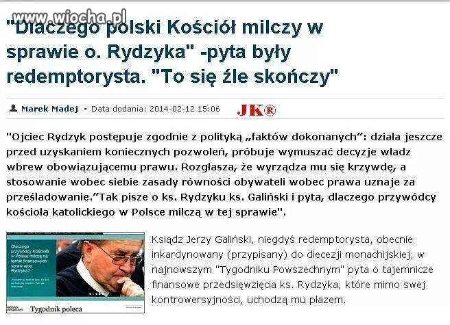 Wiadomość sprzed roku