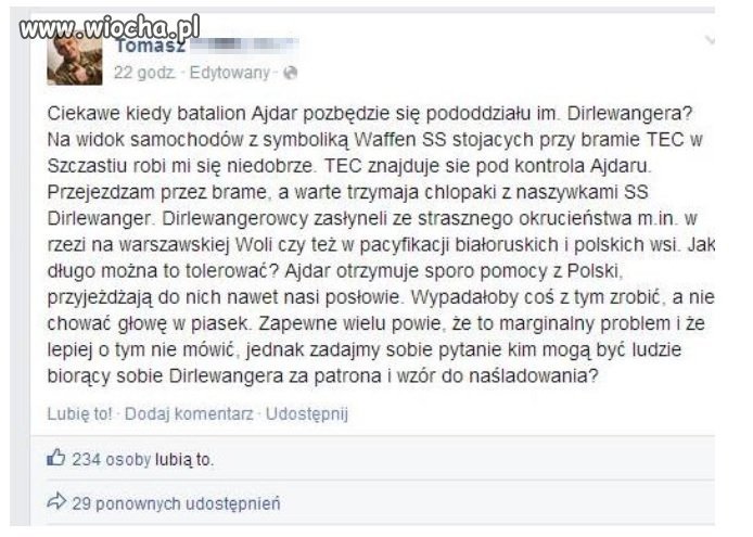 Może kiedyś i on przejrzy na oczy. 