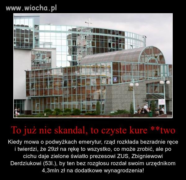 Podłość urzędasów polega na tym, że 