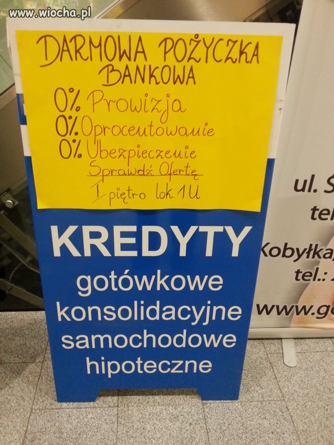Darmowa pożyczka bankowa