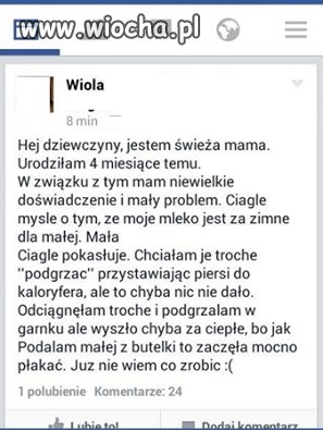 Problem z mlekiem