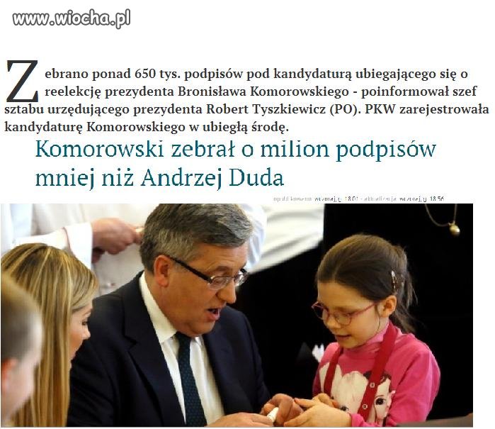 LEMINGI ! Gdzie to wasze 50% poparcie ???