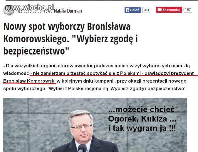 Wybieramy Bronisława - bo BEZPIECZEŃSTWO 
