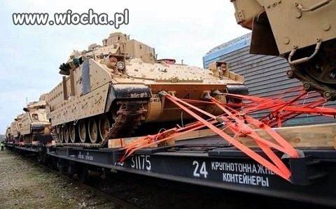 Rosja wozi Amerykańskie czołgi do Estonii