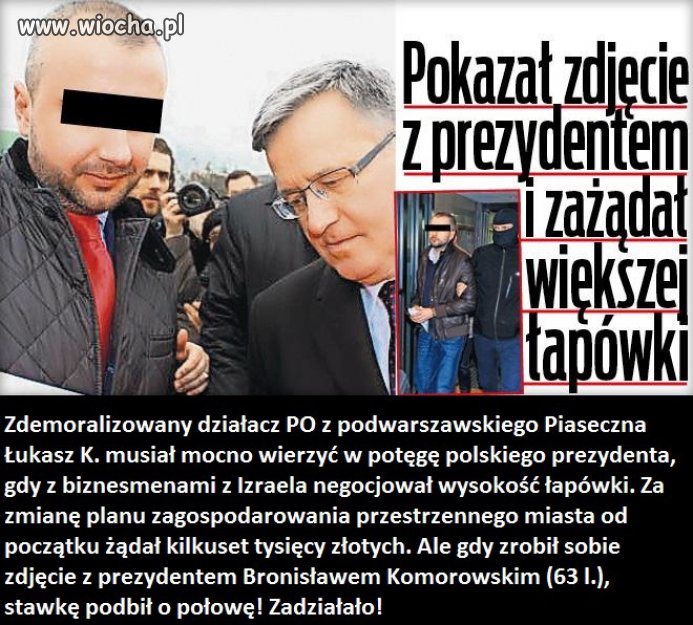Postanowił sobie dorobić