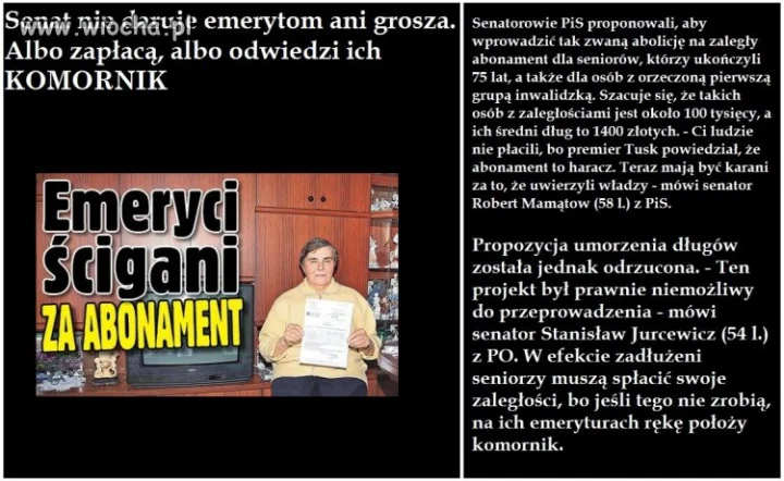 Nie darują ani grosza