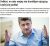 Przywódca lewaków pokazał jaki z niego patriota