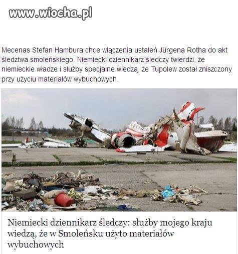 Niemcy wiedzą ża na pokładzie Tupolewa było TNT