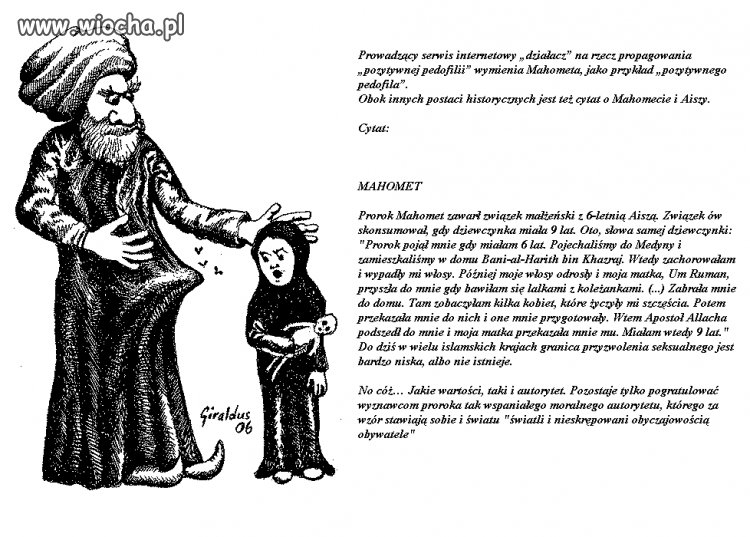 Mahomet - "pozytywny" pedofil