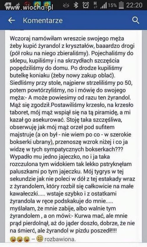 Pani wygrała facebooka