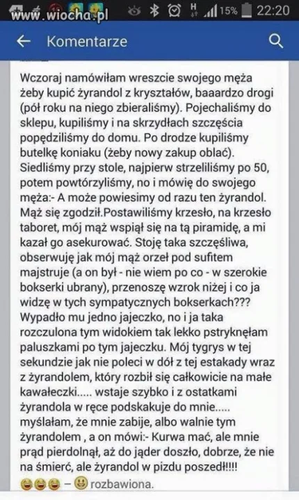 Pani wygrała facebooka