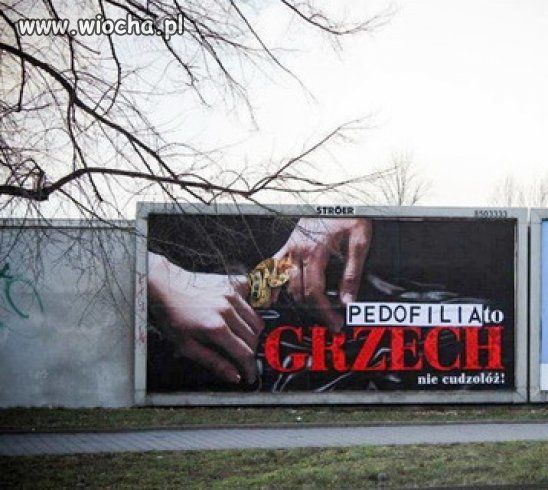 We Wrocławiu ktoś poprawił baner