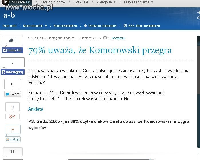 "wszyscy likujemy BRONKA" - bo to prawda
