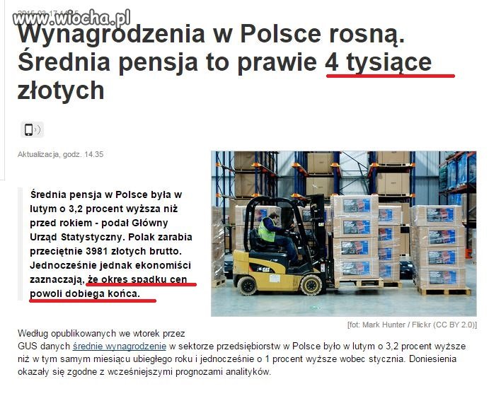Ciekaw jestem kto wylicza tą średnią i dlaczego 