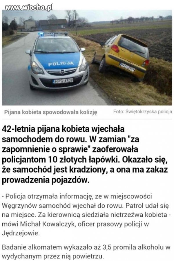 10 zł łapówki