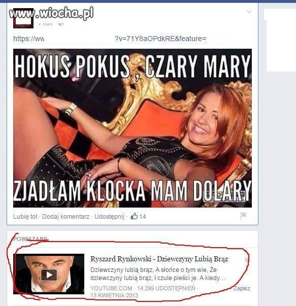 Idealnie pasujący komentarz 