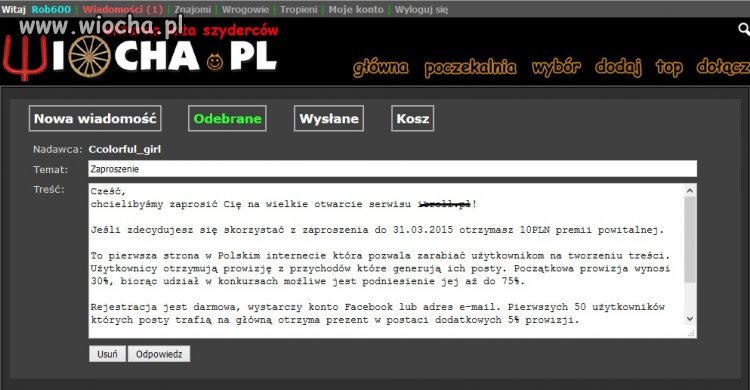 I troll na wiocha.pl