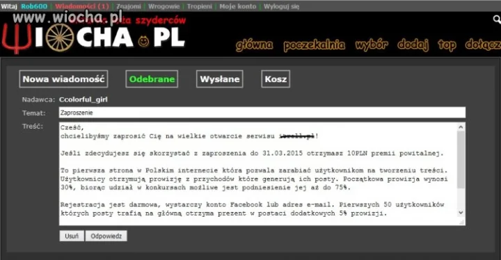 I troll na wiocha.pl