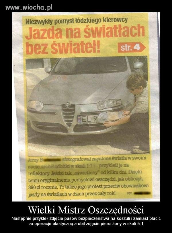 Szkoda, że z oszczędności nie wydrukował sobie 