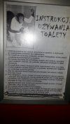 Instrukcja używania toalety