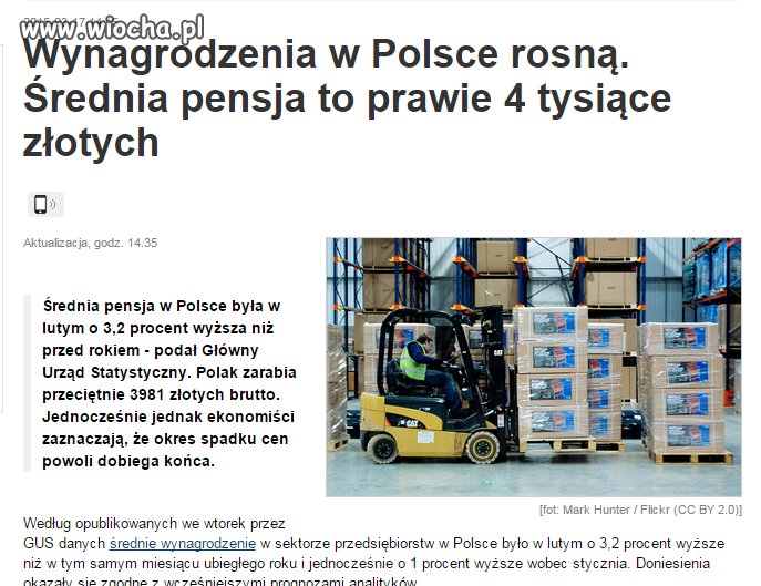Ale się uśmiałem, 4 tysiące - chyba za granicą 
