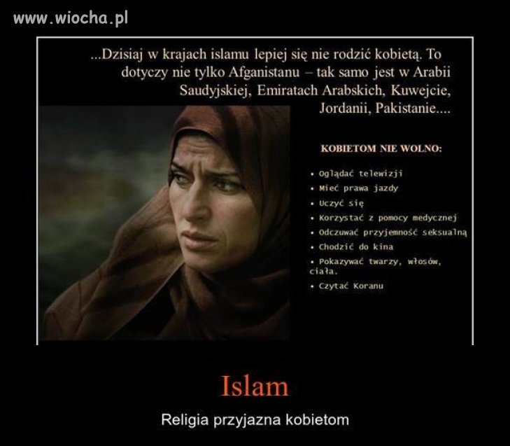 Cieszcie się panie że żyjecie w kraju Katolickim 