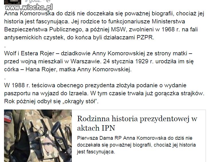 Trochę suchych faktów